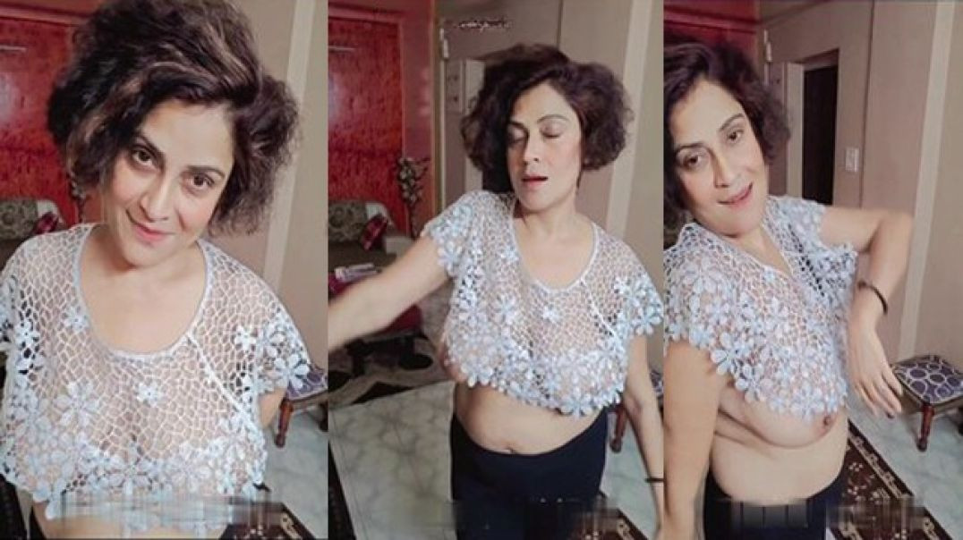 Sanchita again milf actress back nude show
